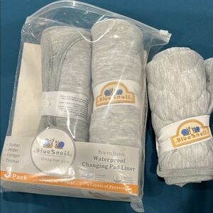 BlueSnail Bamboo Changing Pad Liners